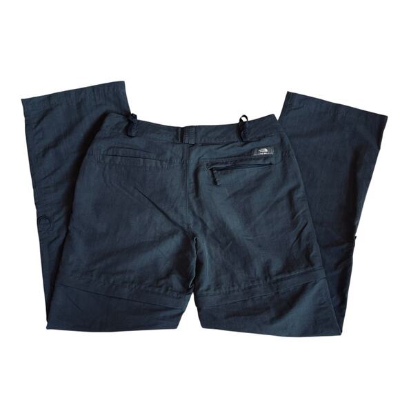 The North Face Women’s Sz 10 Gray Convertible Hiking Pants Cargo Outdoor Active - Picture 7 of 16